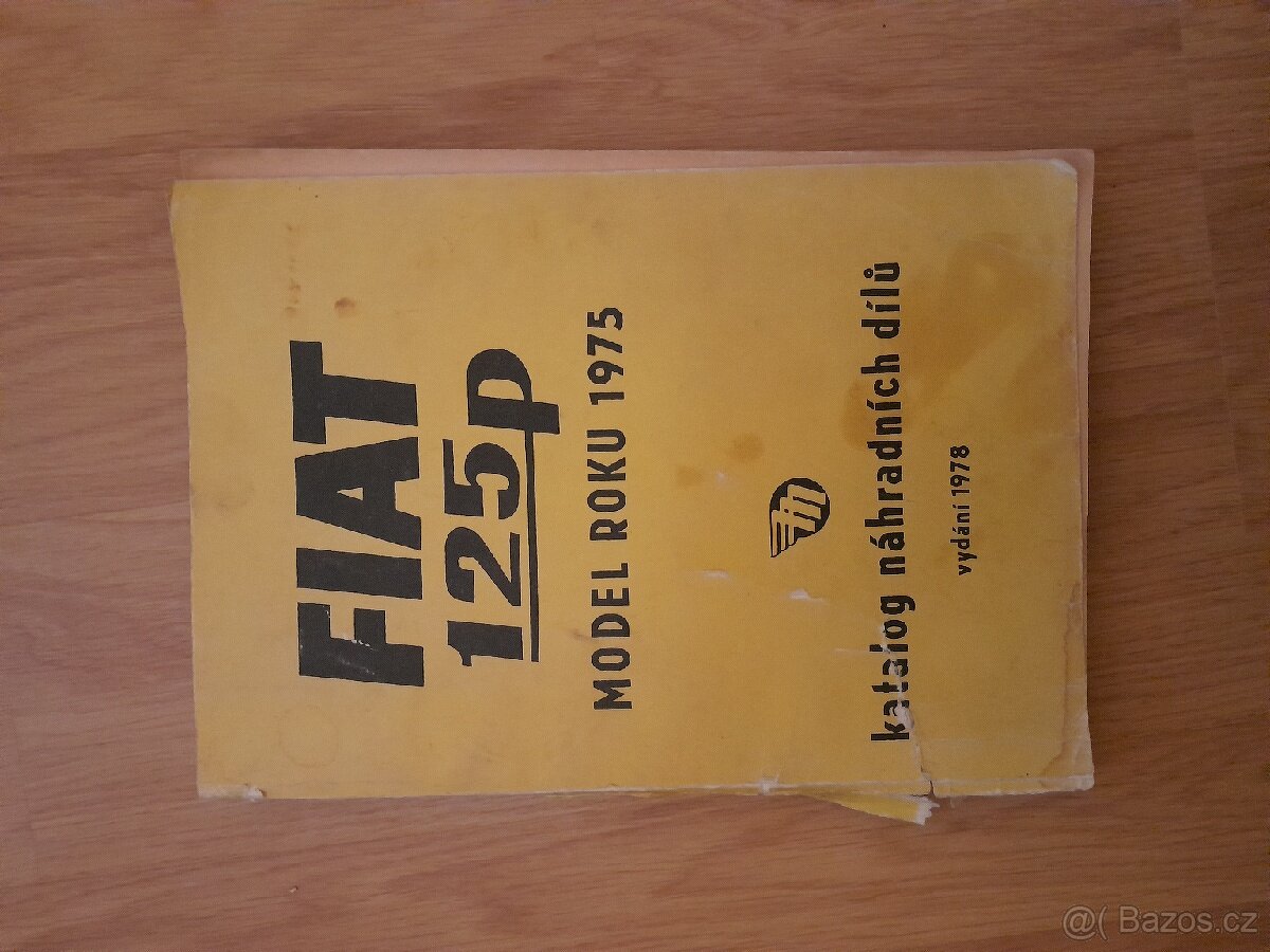 Katalog dílů Fiat 125 p