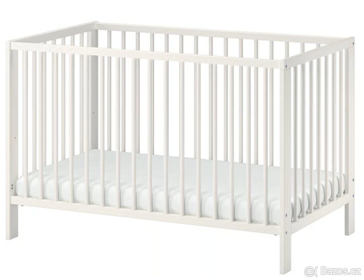 Dětská postýlka IKEA Gulliver + matrace 120x60 cm