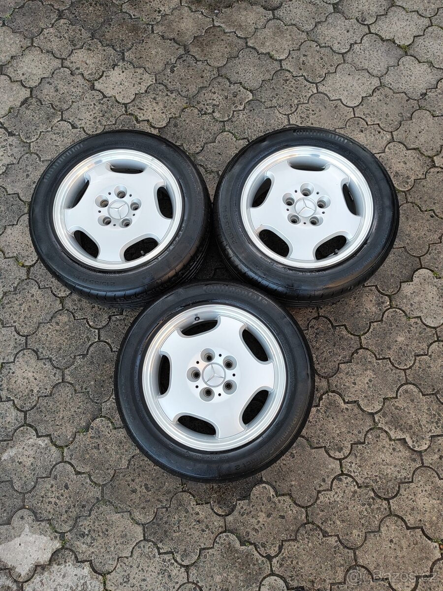 3 letní originální kola Mercedes-Benz W210 215/55 R16