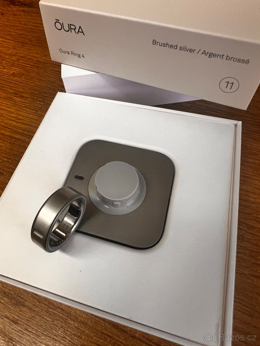 Oura Ring 4 Brushed Silver vel. 11