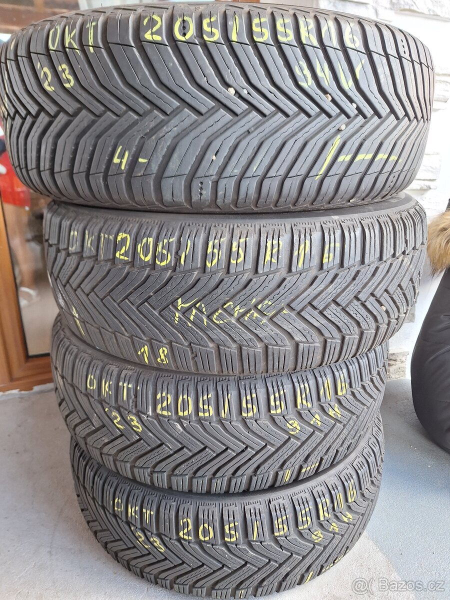 Prodám zimní pneu 205/55/16 Michelin pilot  6