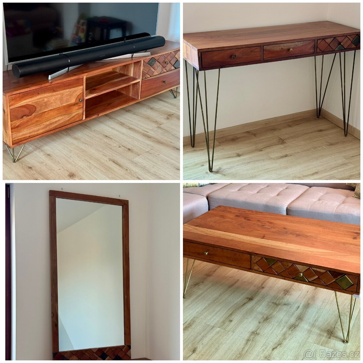 Sada nábytku XXXLutz Ambia Home Akácie