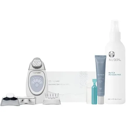 AKCE NuSkin ageLOC Galvanic Spa pristroj+gely+Tru Face+Napca