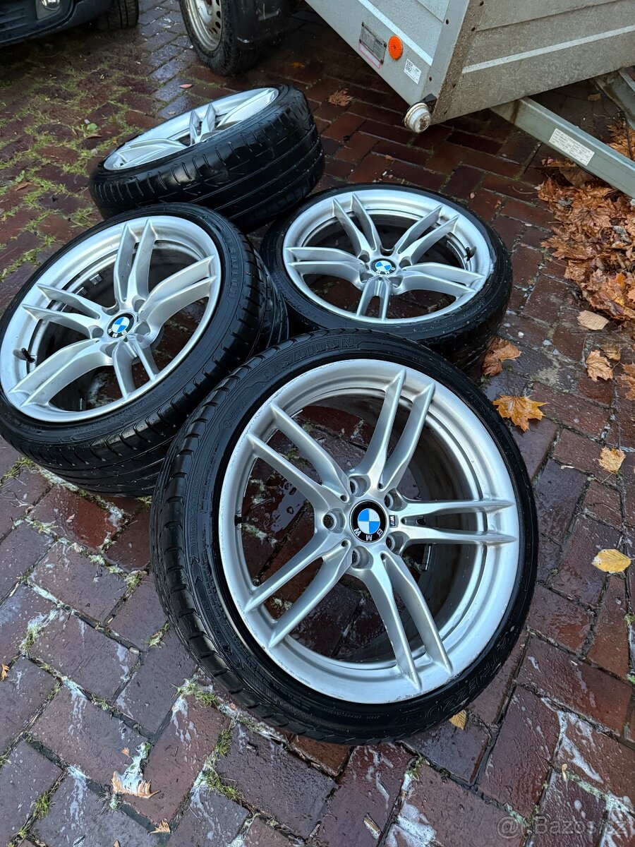 BMW M2 F87 alu kola 641M R19 5x120 letní pneu , čidla
