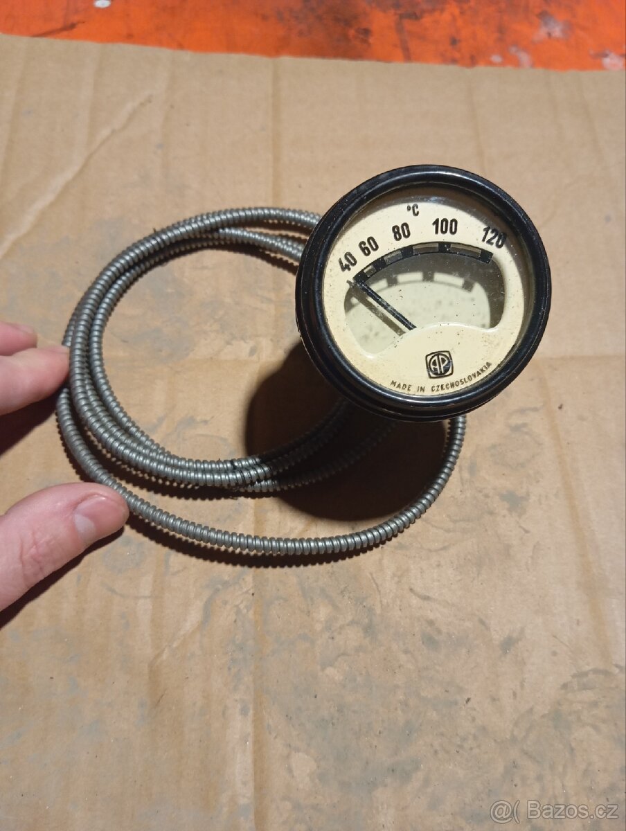 Kapilární teploměr AP škoda Tatra Praga