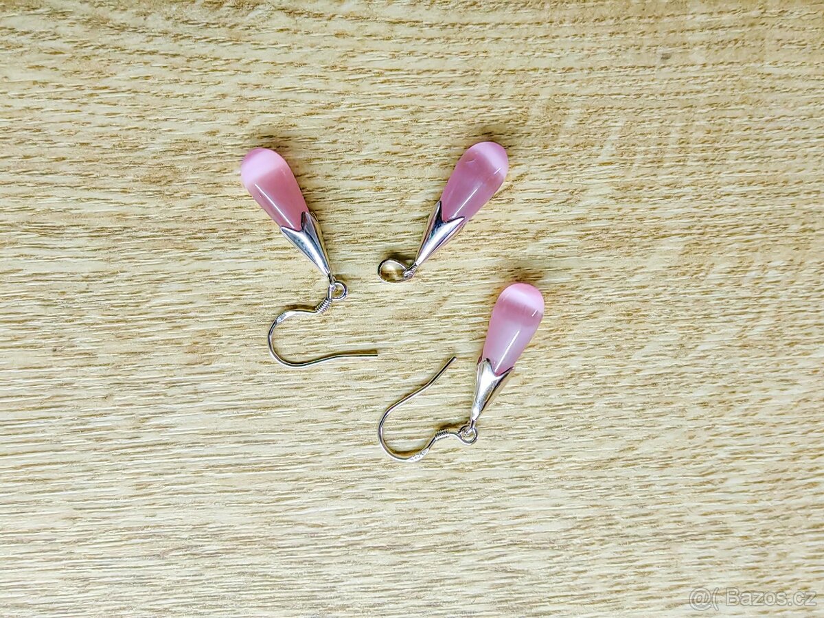 Náušnice stříbrné nové