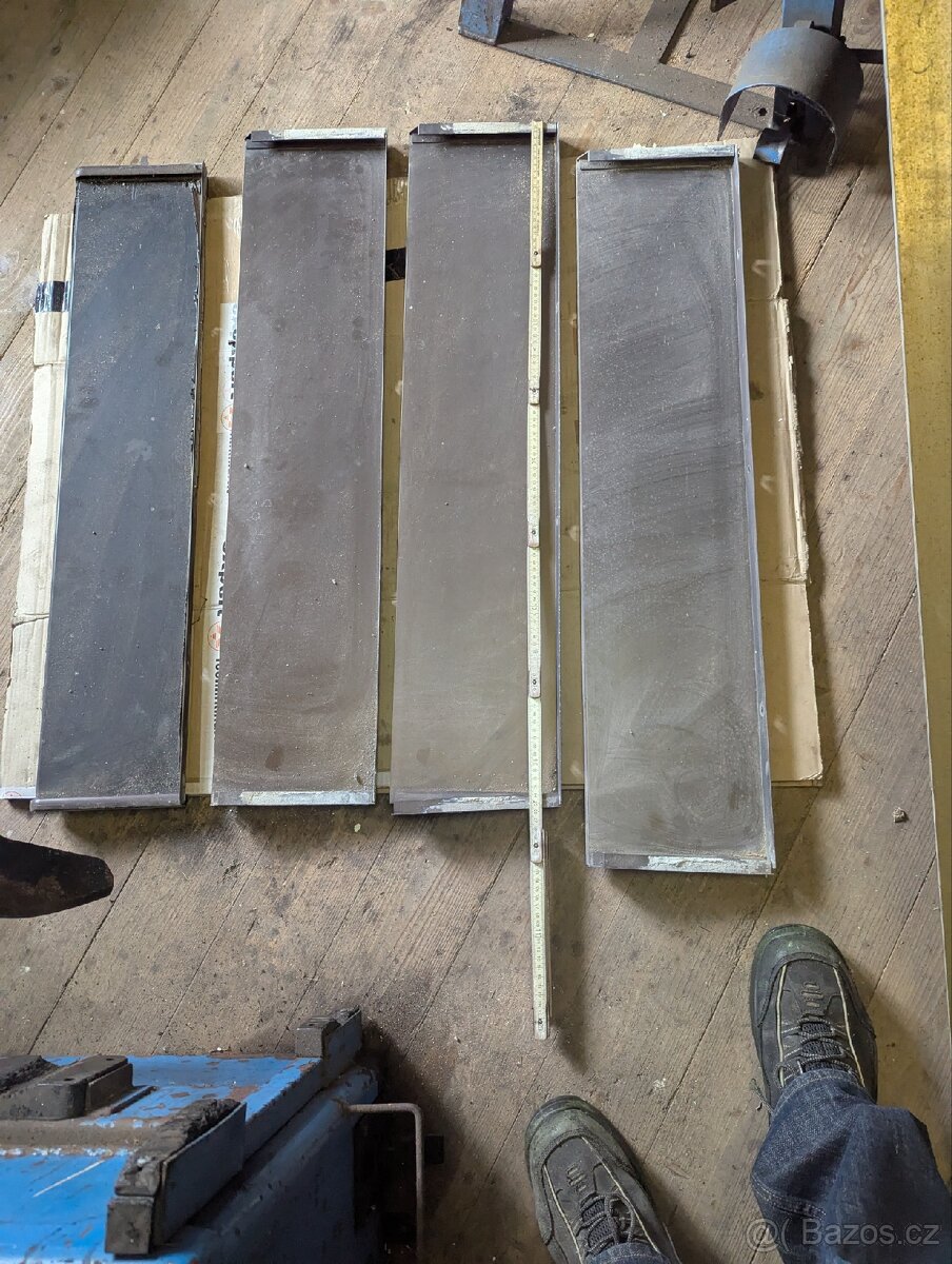 venkovní parapety - elox hliník