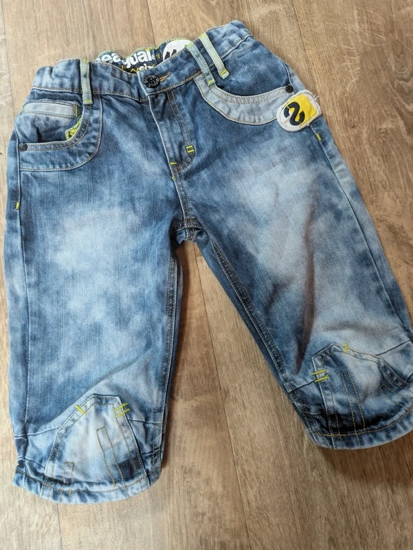 Džínové 3/4 kraťasy Desigual