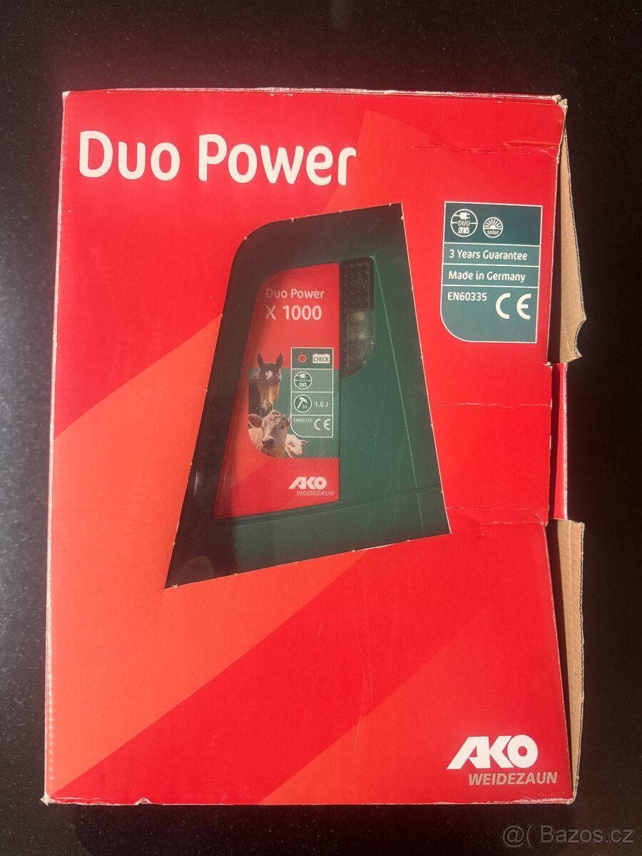 Elektricky zdroj na ohradniky Power Duo X 1000