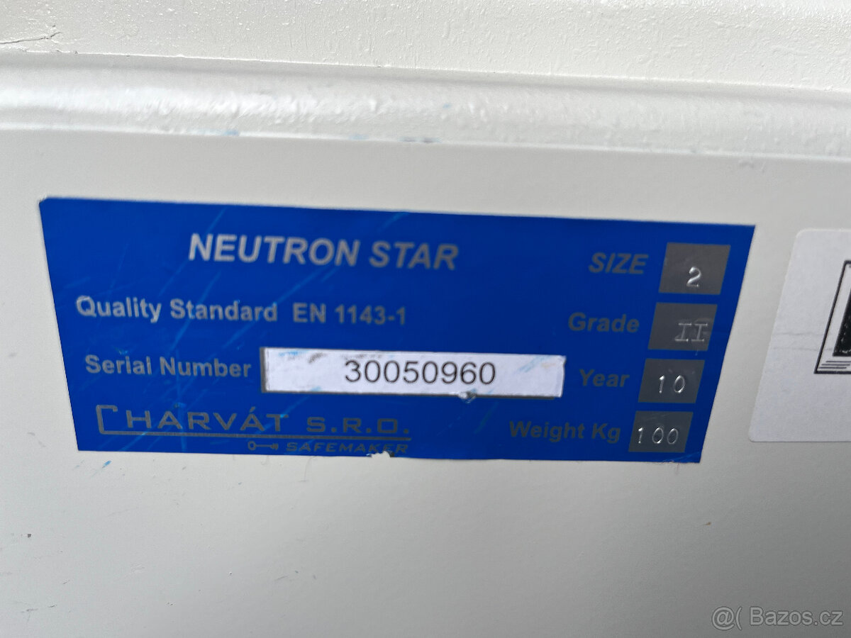 Trezor, Quality Standard EN 1143-1, size 2,