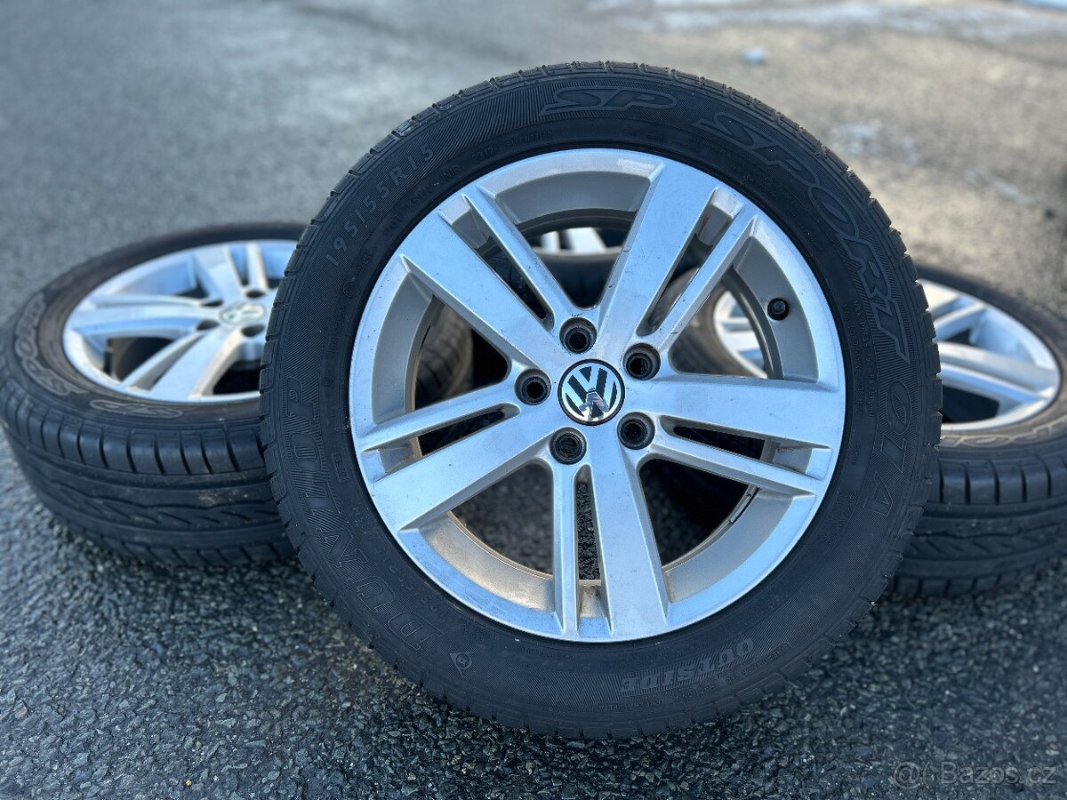 Original letní kola VW Stratford 5x100 6J ET40 195/55 R15