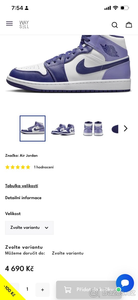 Tenisky Nike Jordan - TOP stav