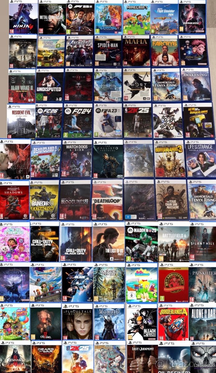 Hry na ps5/playstation 5