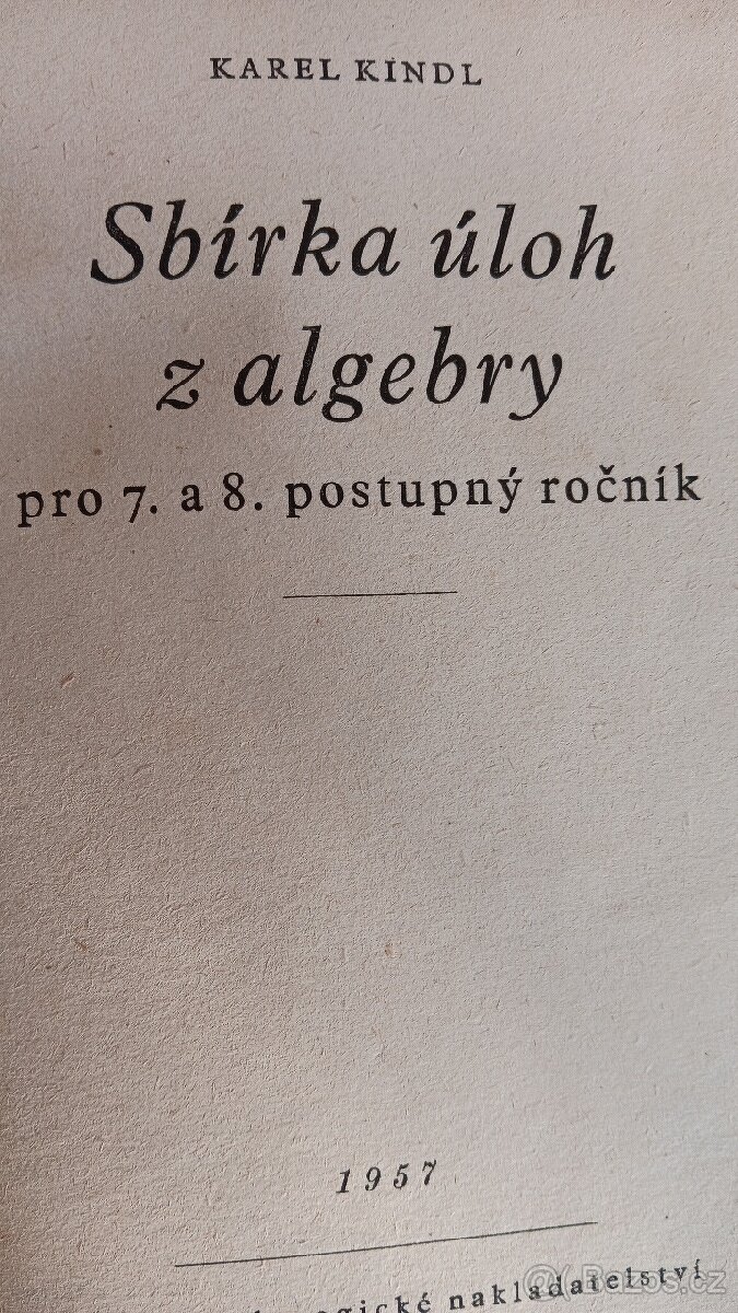 Kniha - Algebra