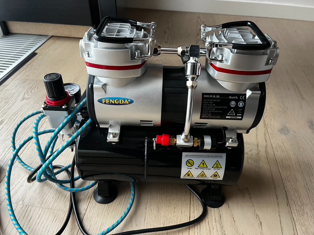 Kompletní set na Airbrush barvení + příslušestnví