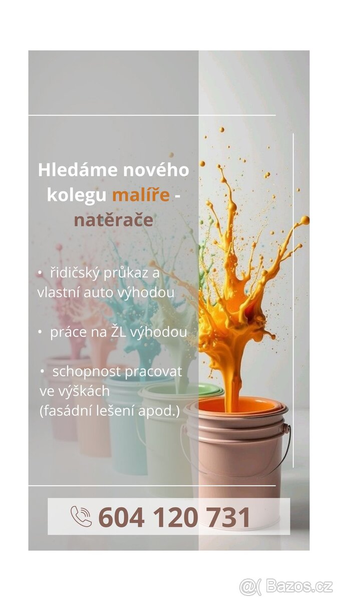 Malíř - Natěrač