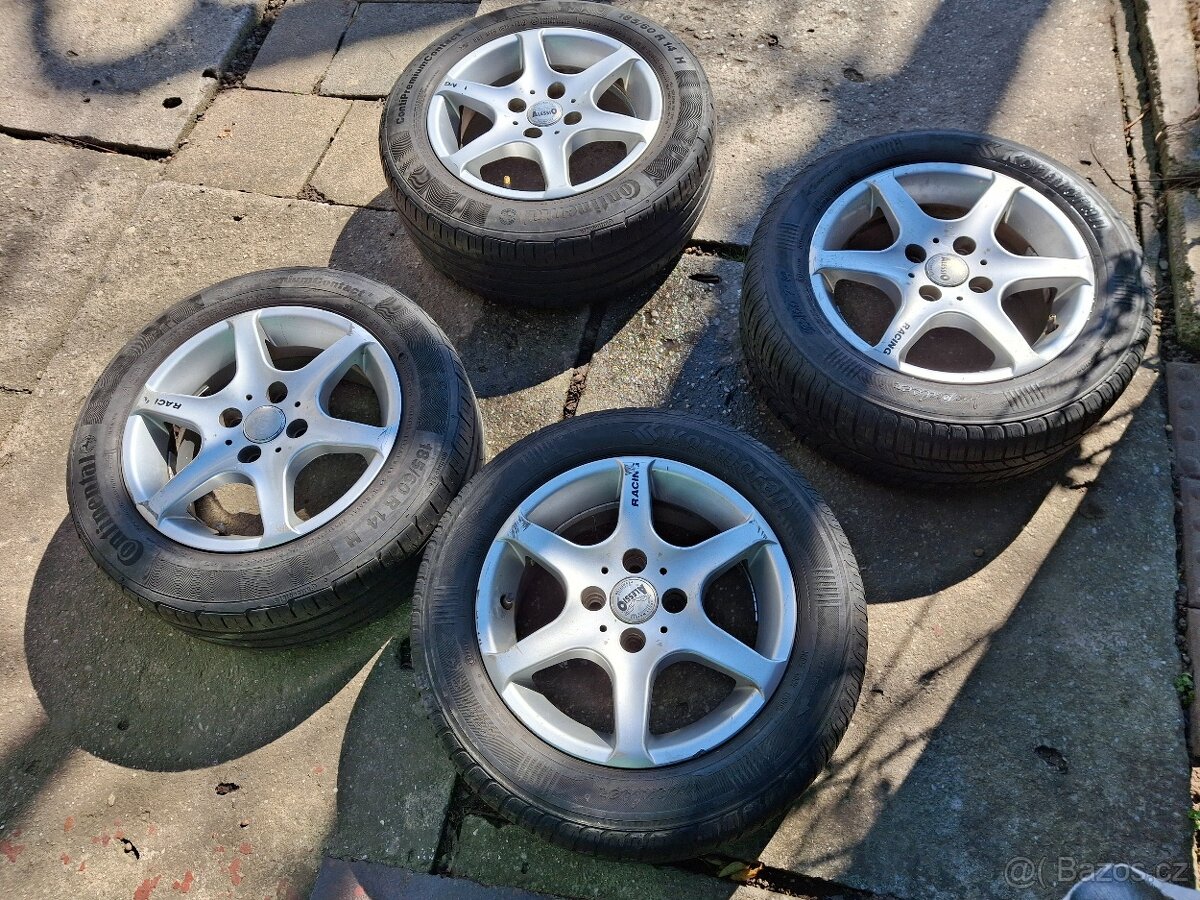 Prodam lita kola s pneu 185x60x14. Z Vw.