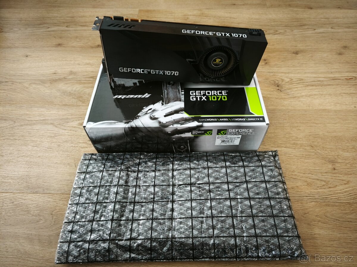 Nvidia GeForce GTX 1070 8GB GDDR5 Záruka