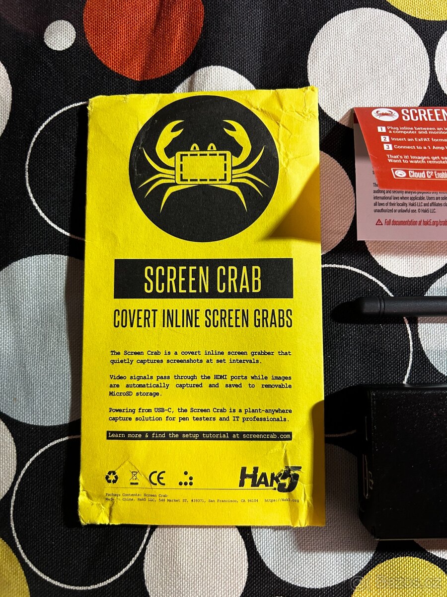 ScreenCrab Hak5 – Nástroj pro HDMI monitoring
