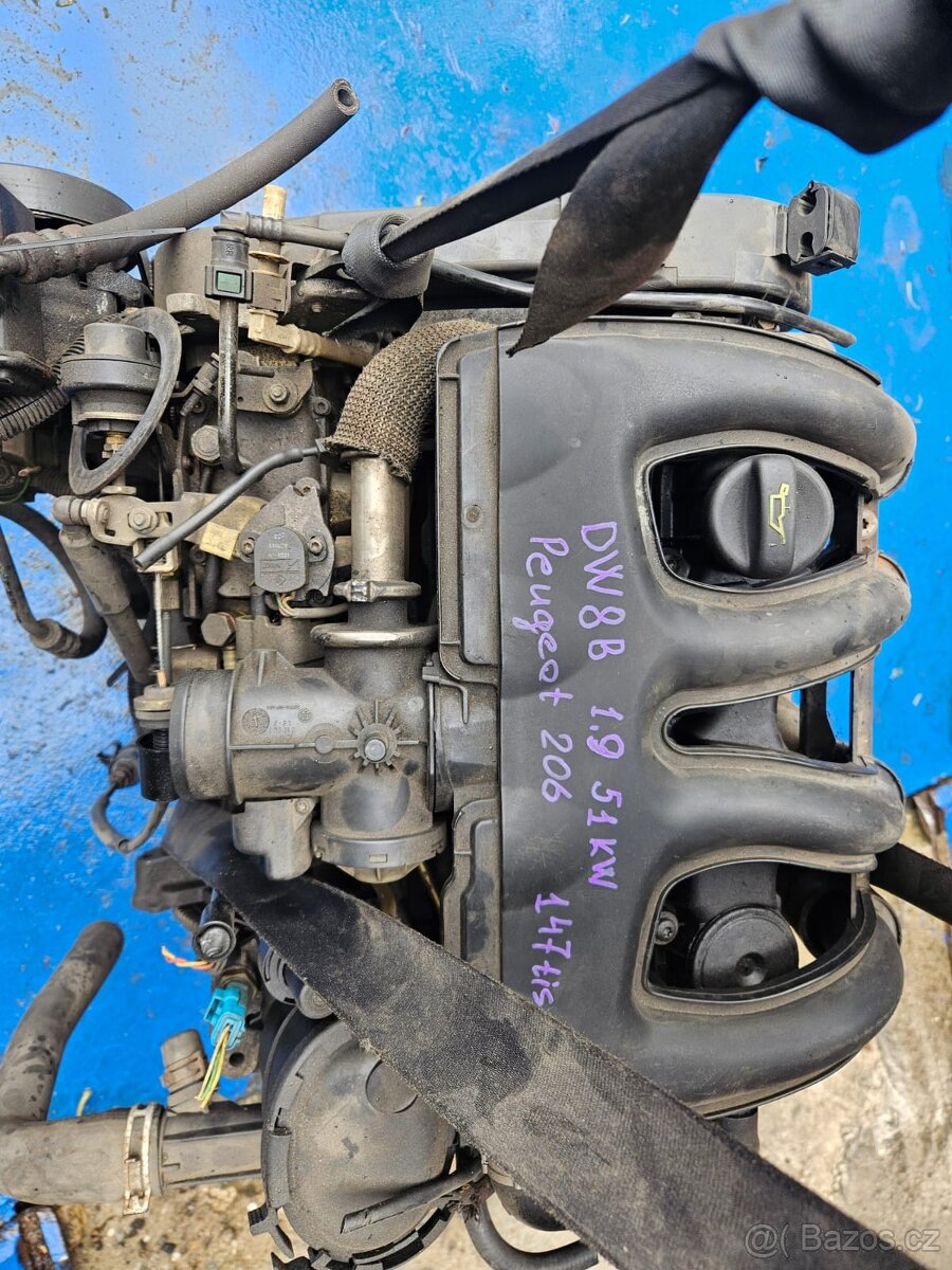 Motor Peugeot 206 1.9 51 kW