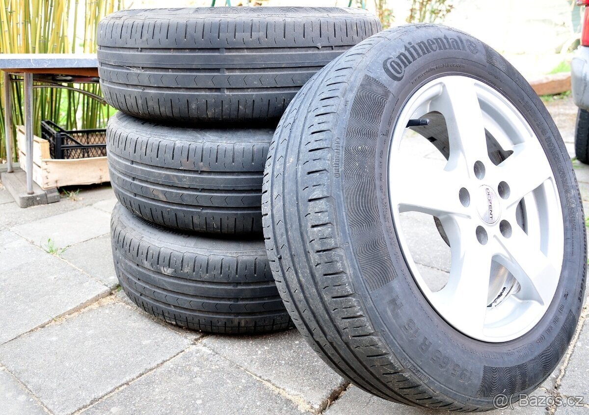 Alu disky s letními pneu 195/65 R15