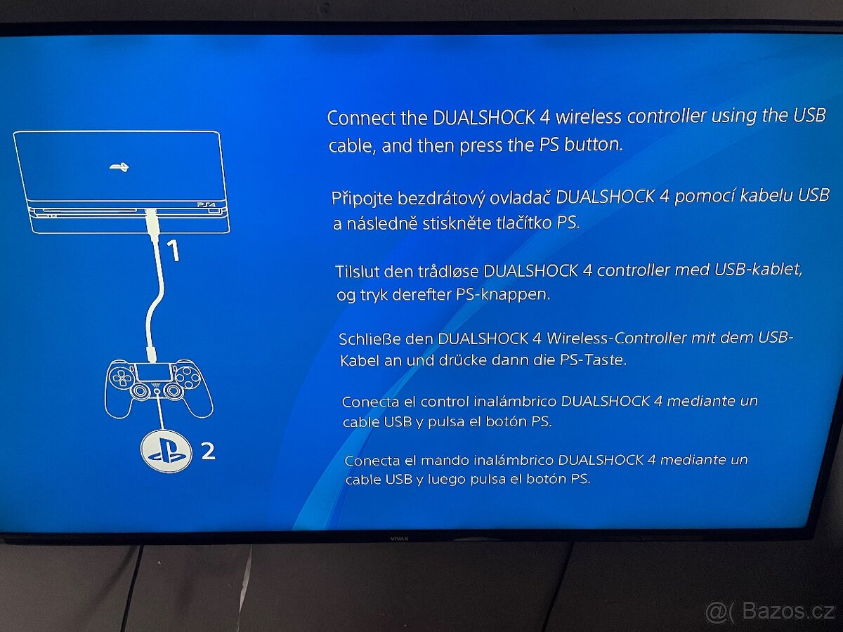 Ps4 plně funkční bez originálního ovladače