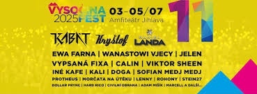 Vysočina Fest 2025 3. - 5. července 2025