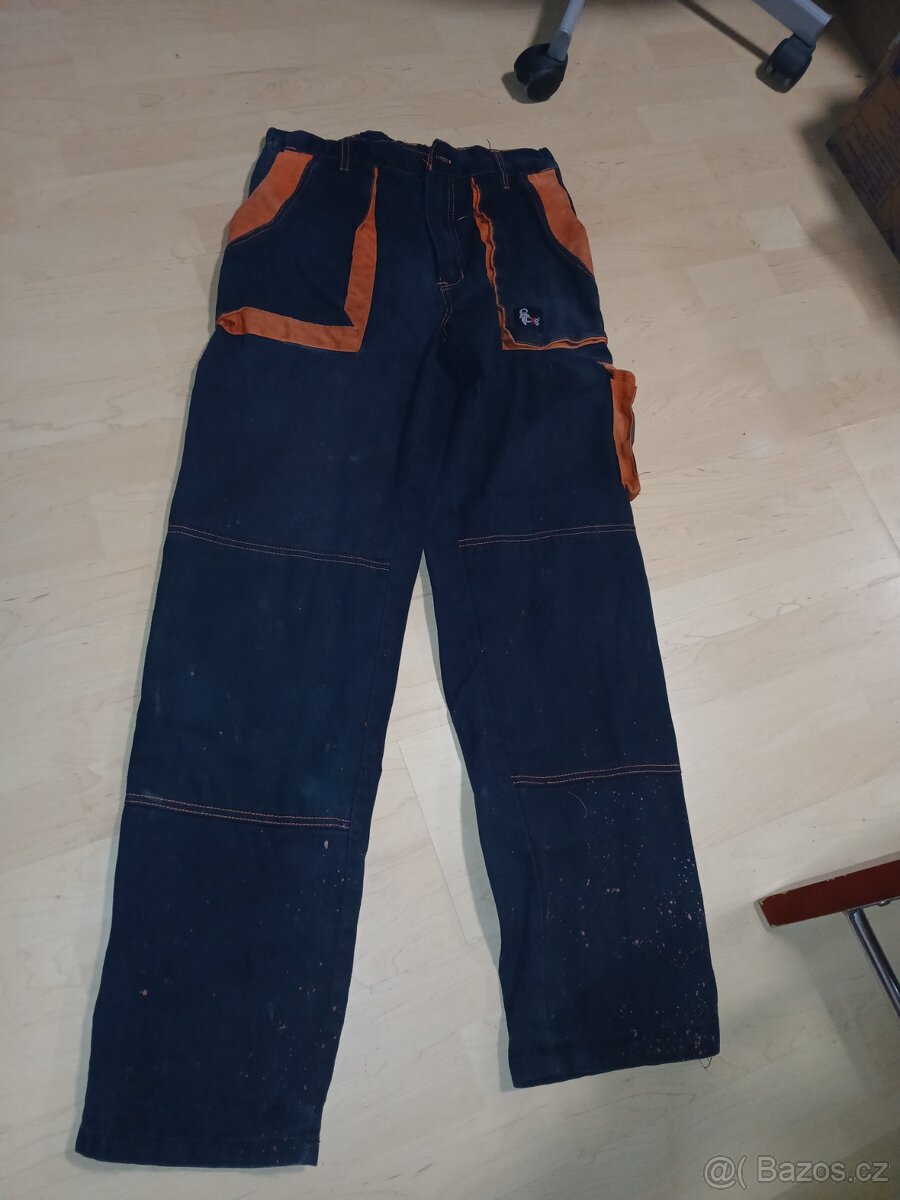 Bavlněné monterky vel.46 na stavbu
