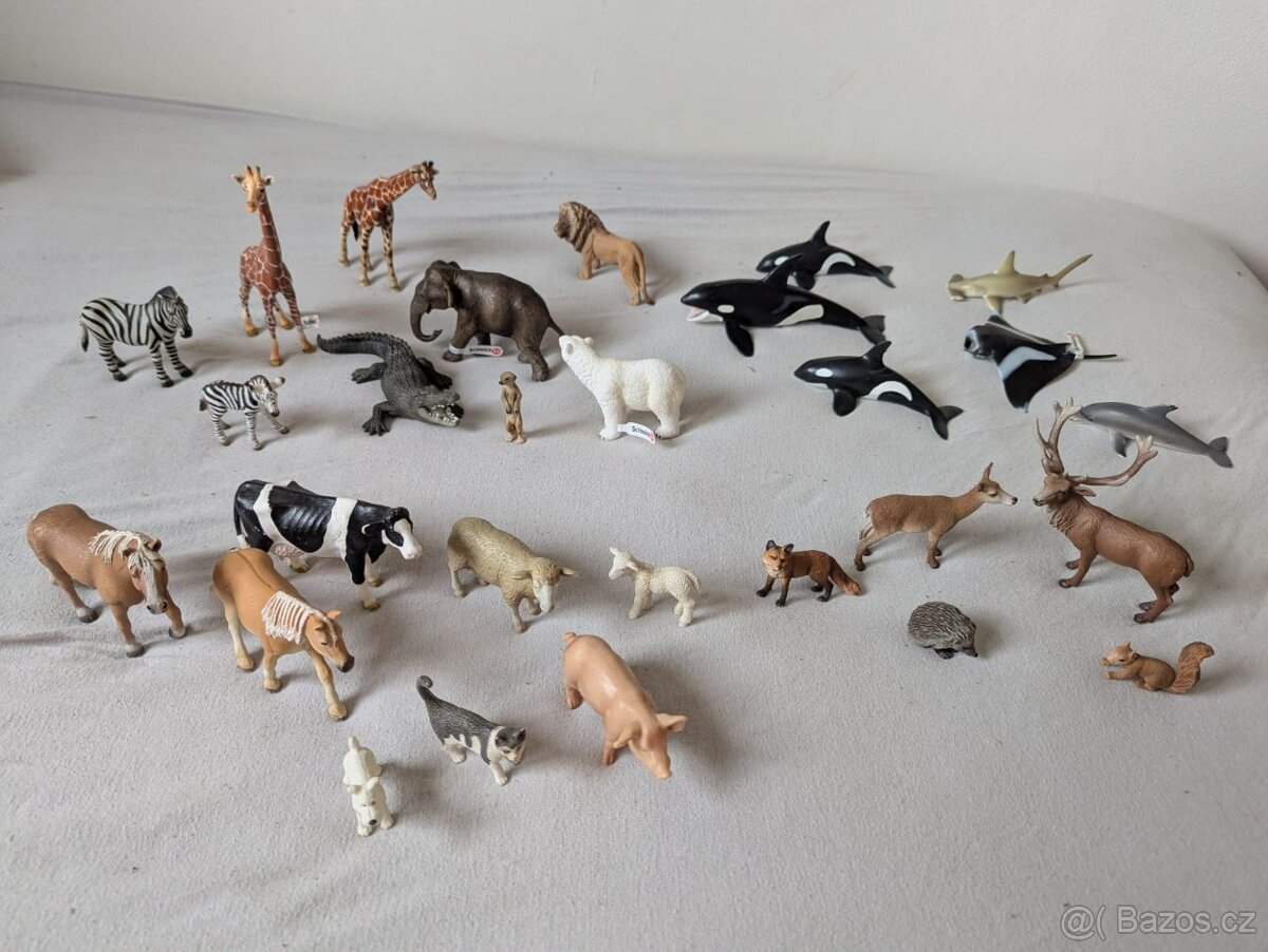 Schleich zvířátka 28ks