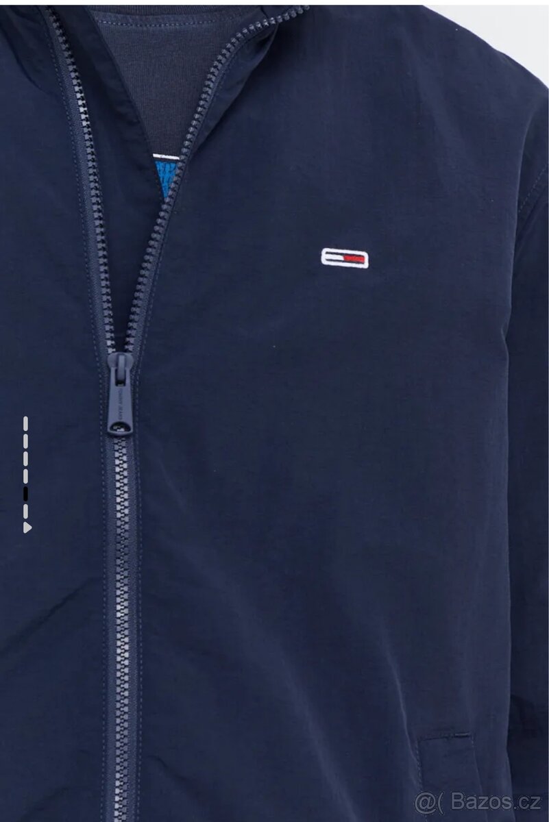 Bunda Tommy Jeans pánská, tmavomodrá barva