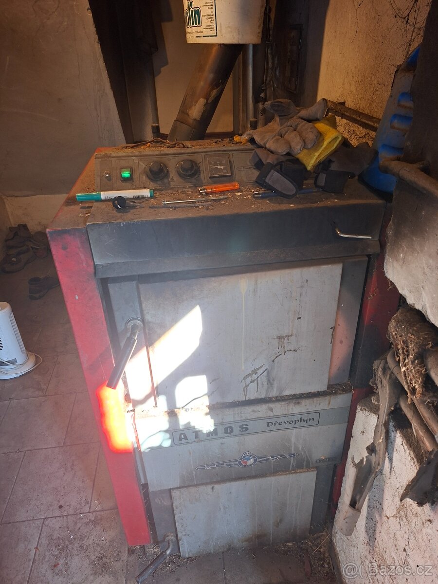 kotel Atmos + radiátory
