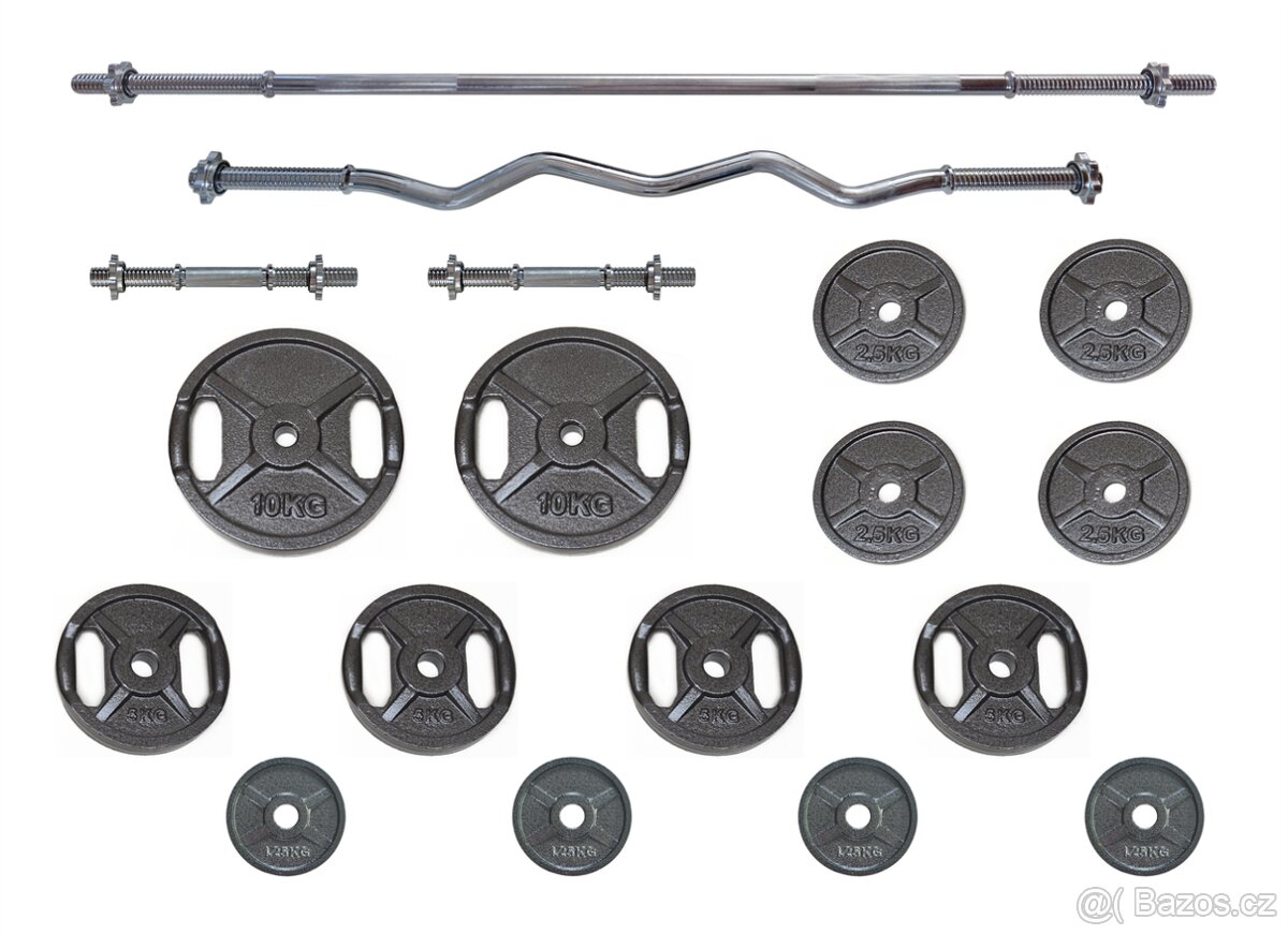 Nakládací činkový set PREMIUM - 80 kg