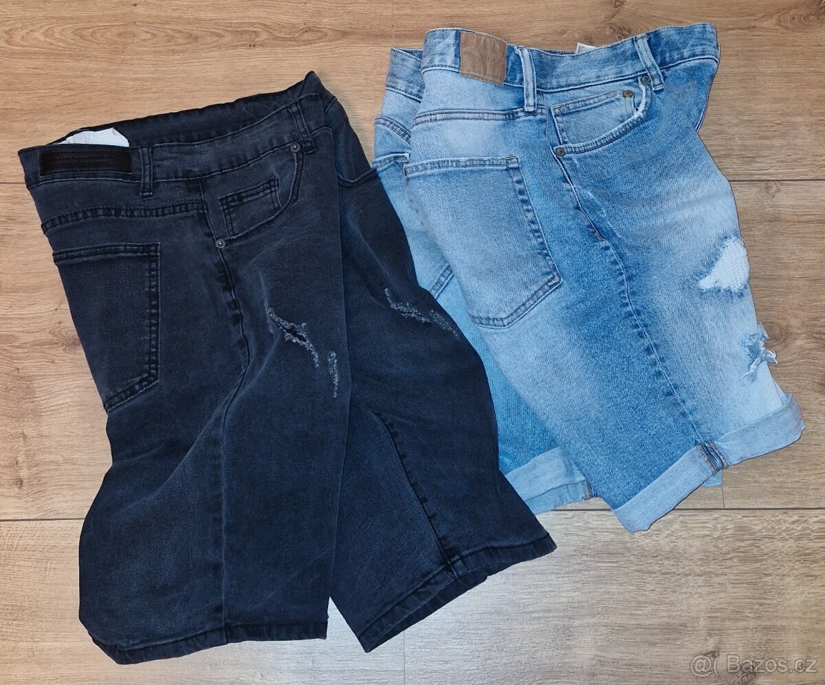 Pánské džínové kraťasy vel.L