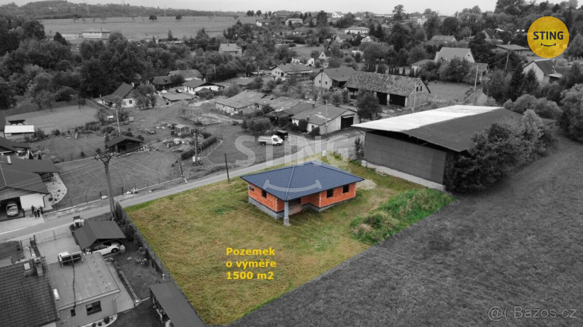 Prodej hrubé stavby s pozemkem o rozloze 1500 m2, Ch, 133533