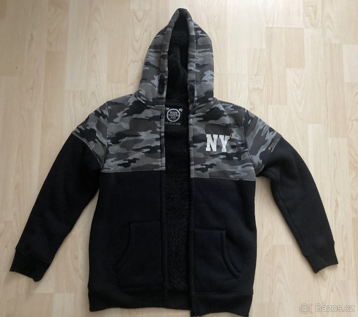 Chlapecká zateplená mikina, vel. 158/164