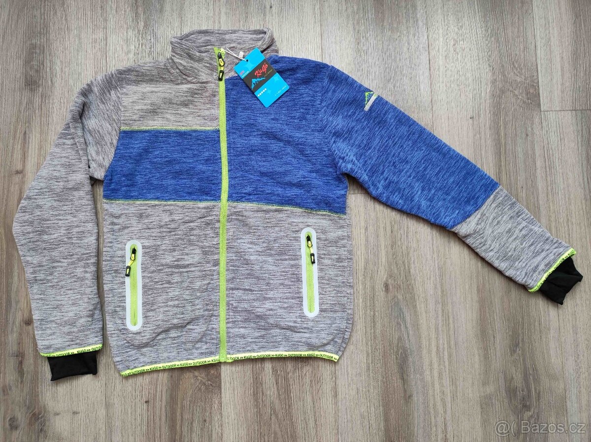 Chlapecká fleecová mikina na zip Kugo nová