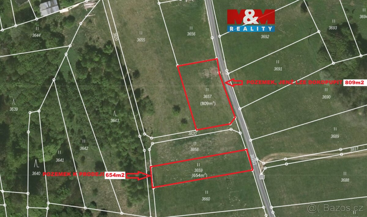 Prodej louky, 654 m², Hrčava