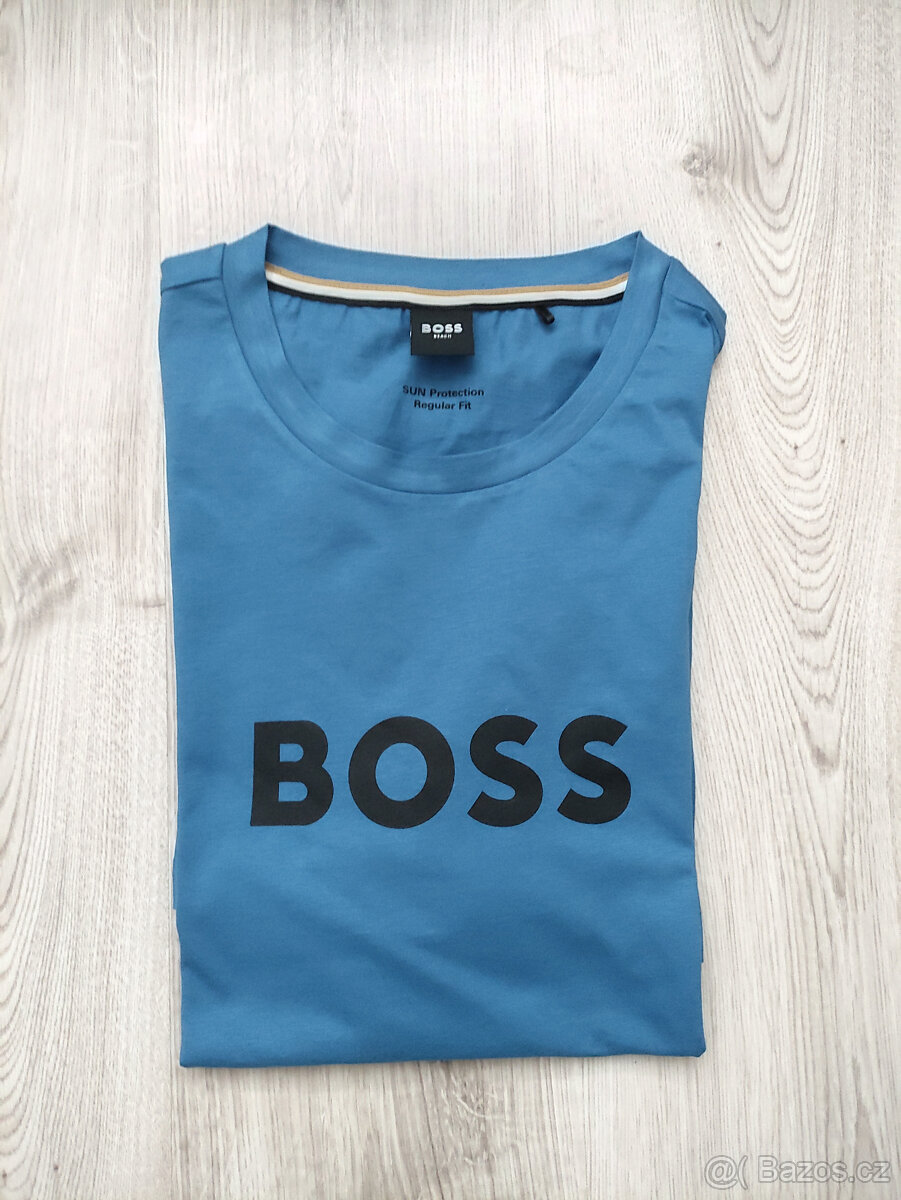 Pánské bavlněné tričko Hugo Boss