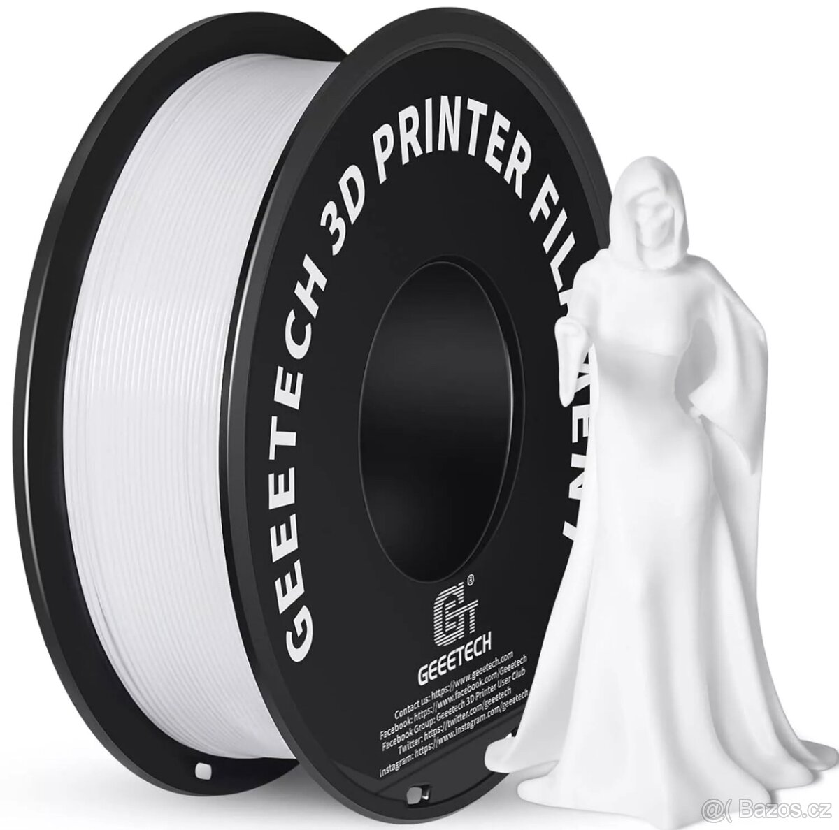 Filament PLA Silk 1kg bílý