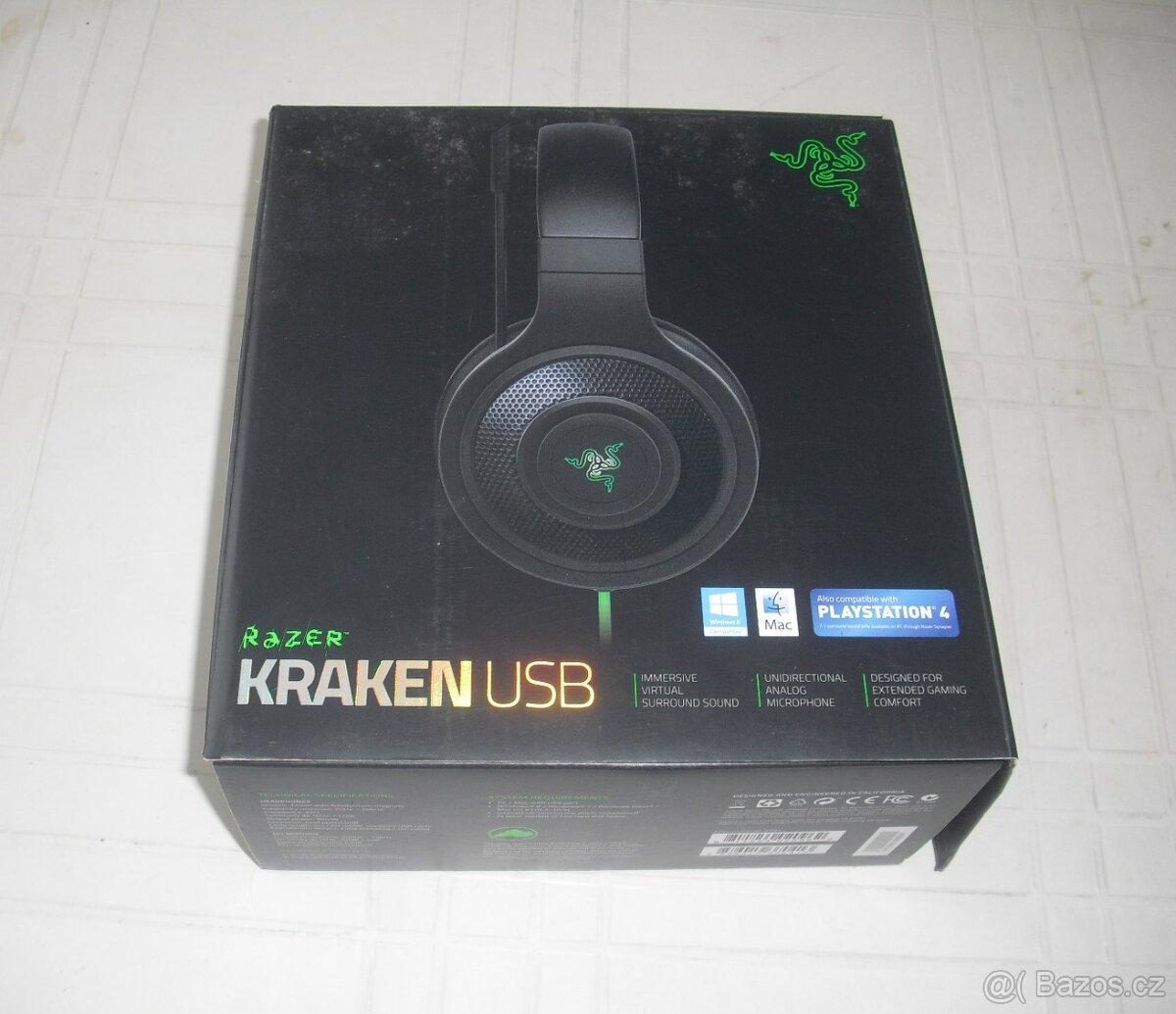 Sluchátka s mikrofonem Razer Kraken USB