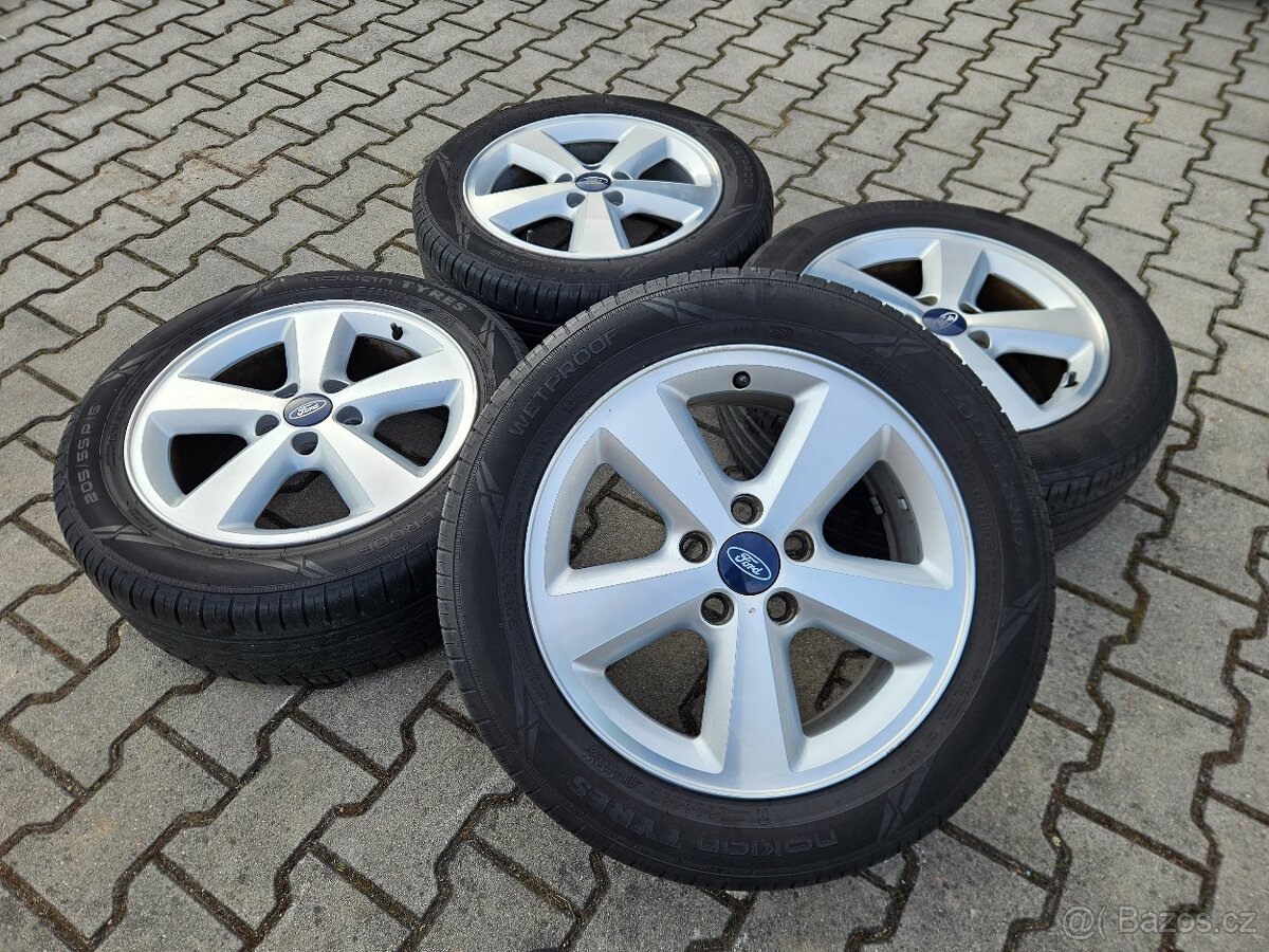 Alu kola Ford 5x108 Letní 205/55/16