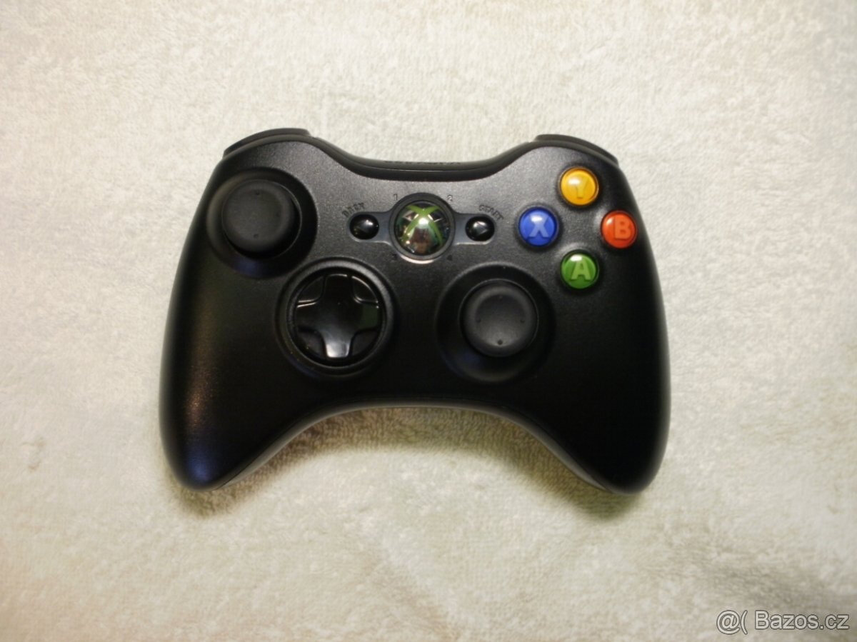 XBox 360 - Originál vibrační ovladač Microsoft - Černý
