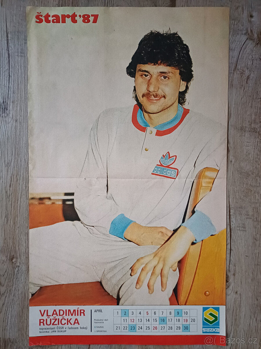 Plakáty Štart, Stadion, 38 ks, fotbal, hokej, tenis