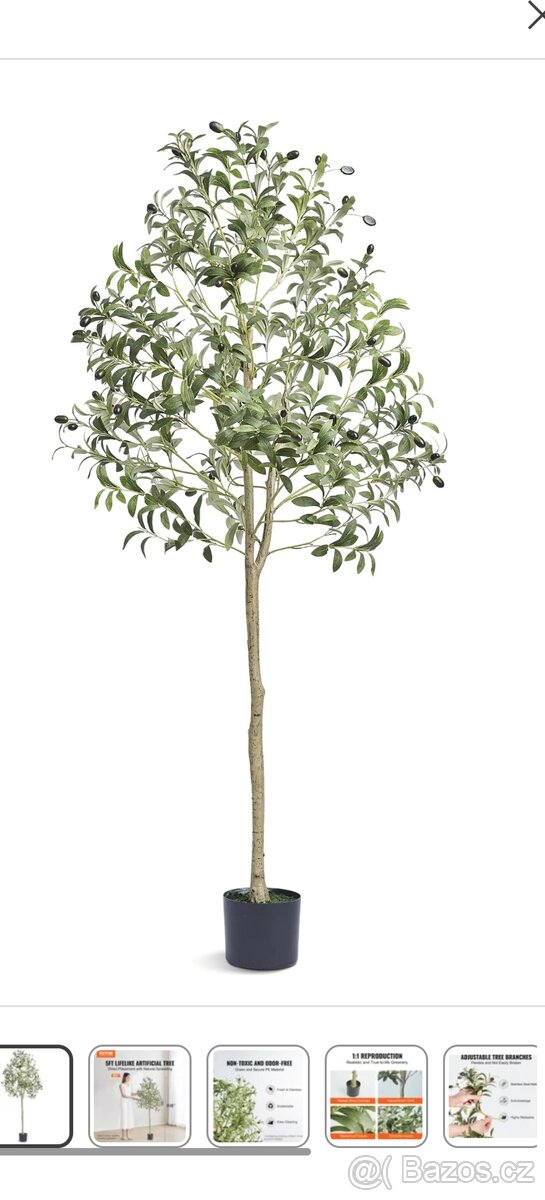 Umělý olivovník 155cm výška