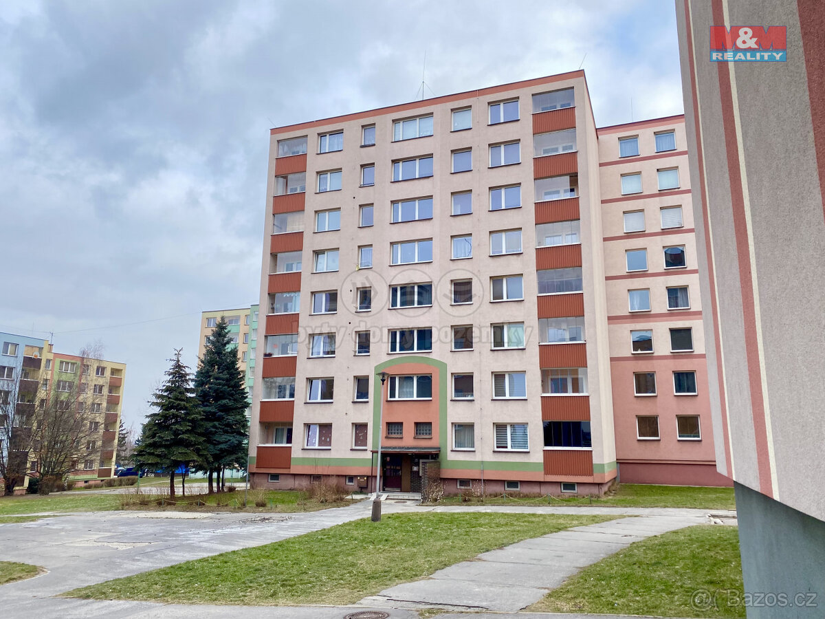 Pronájem bytu 2+1, 43 m², Orlová, ul. Karla Dvořáčka