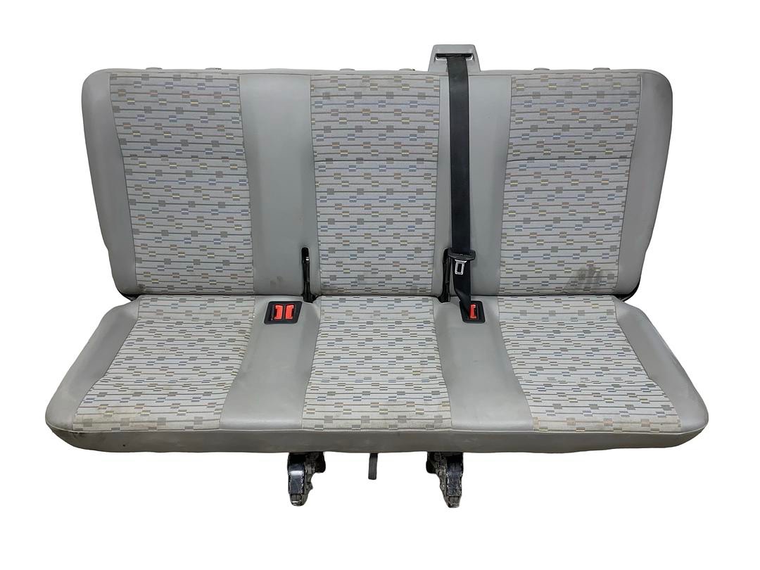Zadní sedačky lavice šedá kůže látka VW Transporter T5 FL