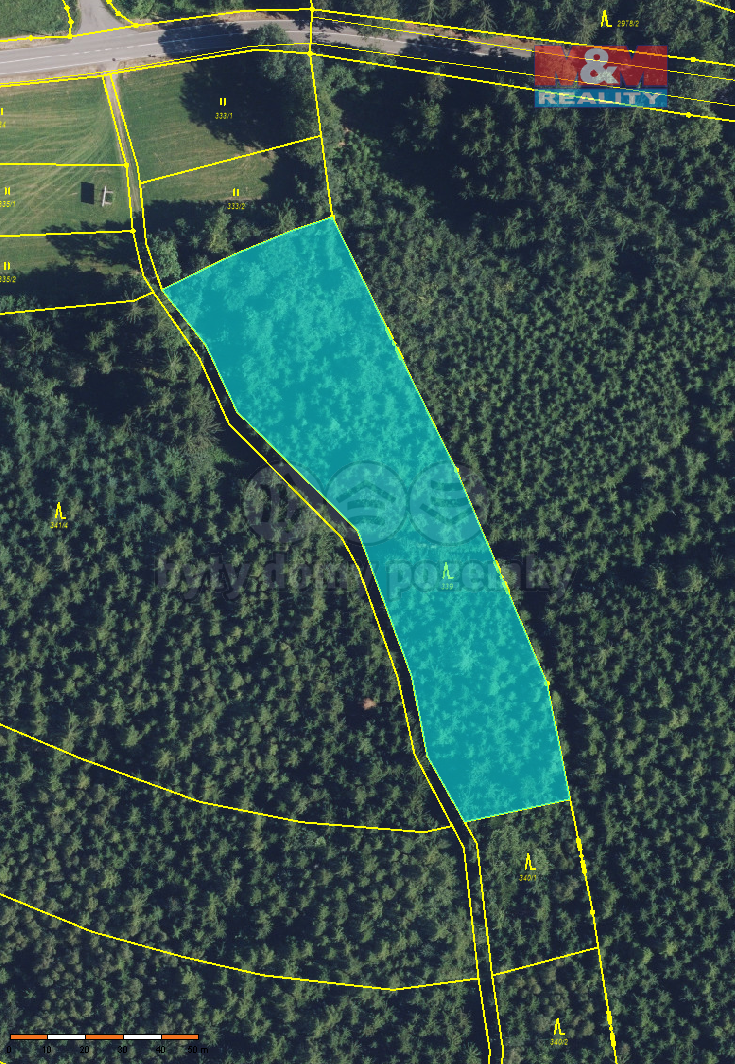 Prodej lesa, 6089 m², Němčice