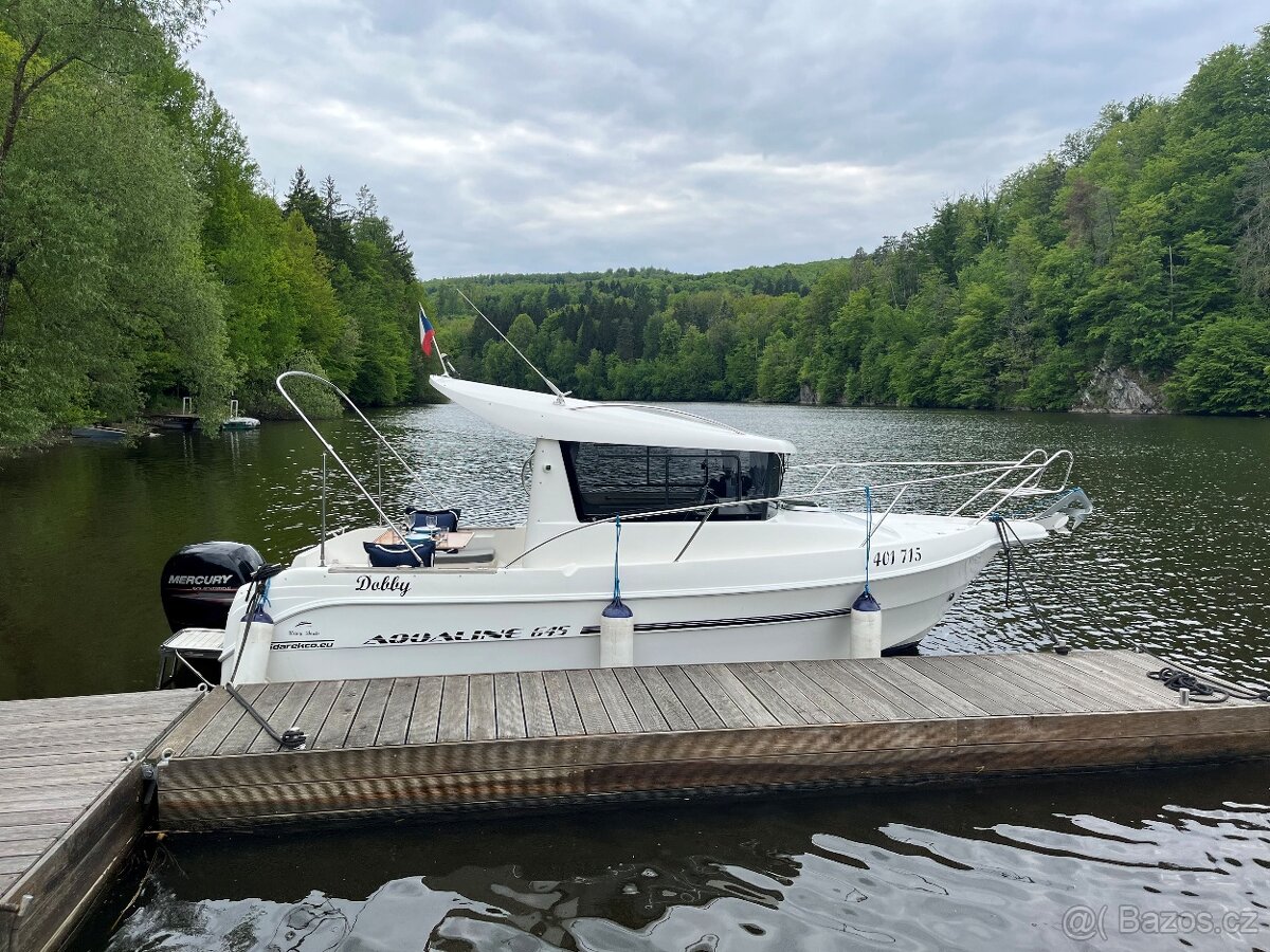 Aqualine 645+Mercury F 150 L EFI+vlek - TOP STAV