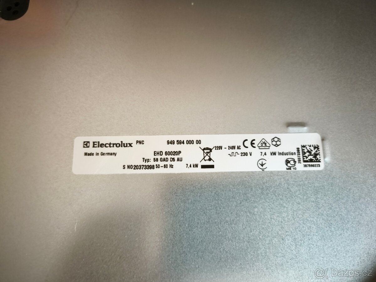 Indukční varná deska - Elektrolux EHD 60020P
