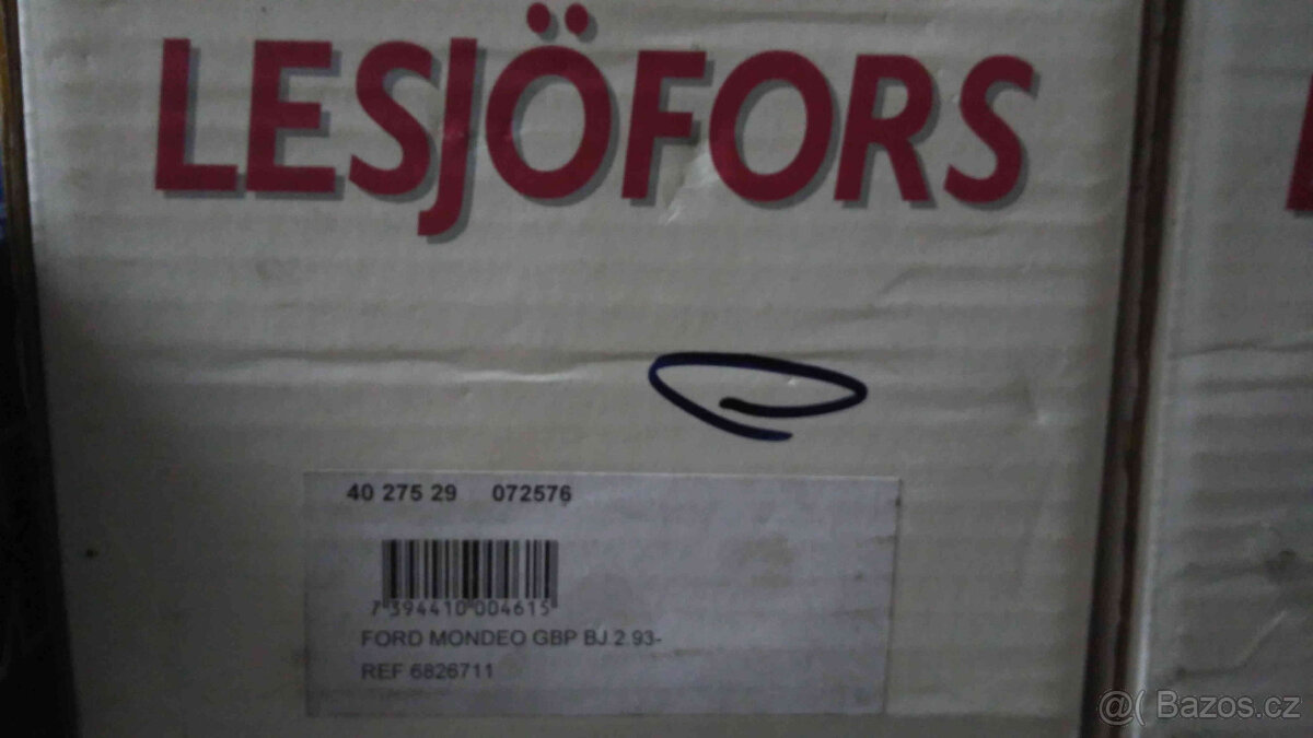 přední pružiny LESJÖFORS 4027529 FORD MONDEO I